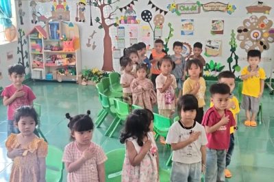 Hoạt động trãi nghiệm chào mừng đại lễ 30/4