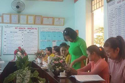 Ngày 20/10/2020 trường MG Hoa Cúc tổ chưc Hội nghị CCVC năm học 2020-2021